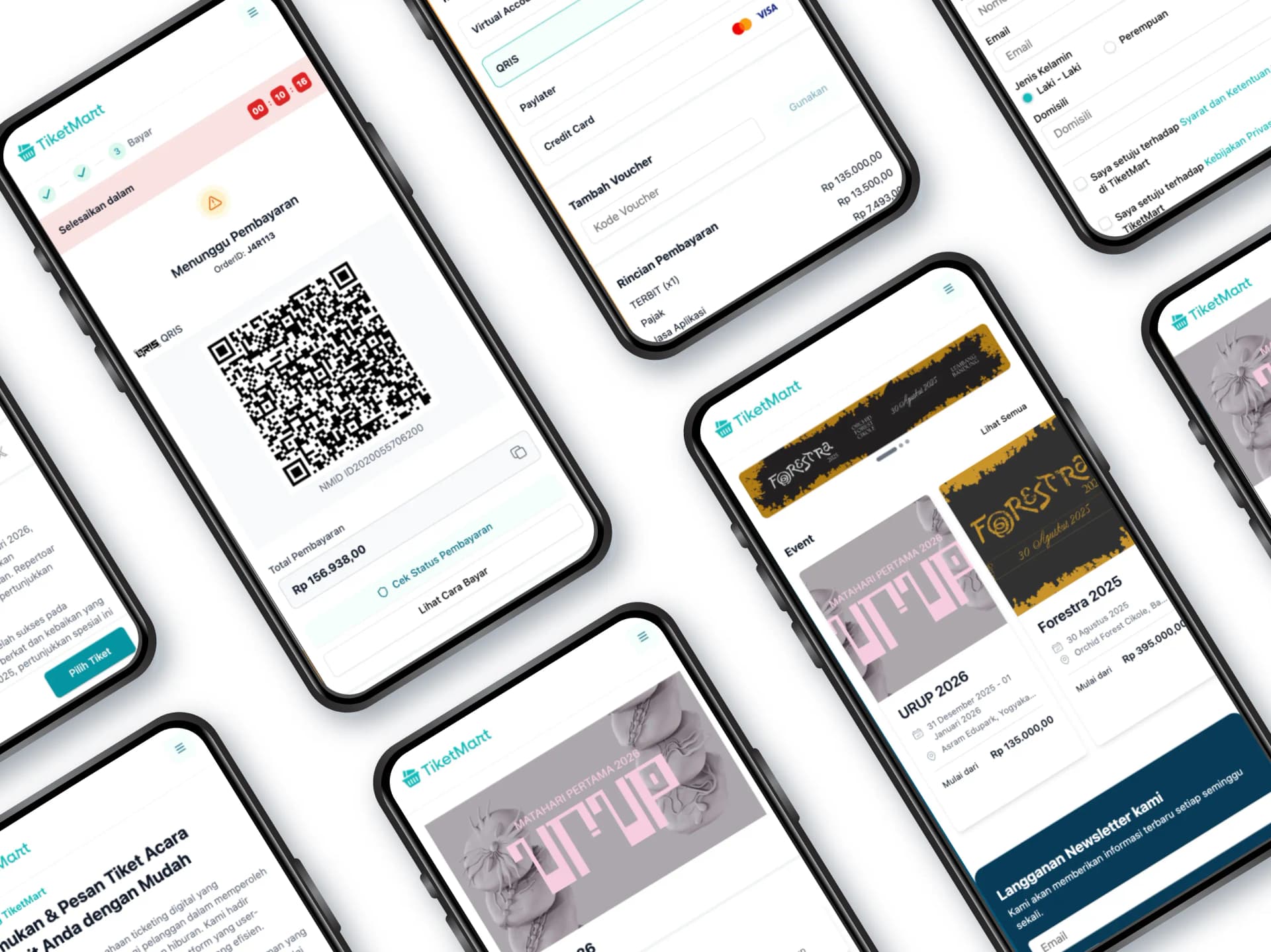 Screenshot of the Tiketmart website for Seraya Group